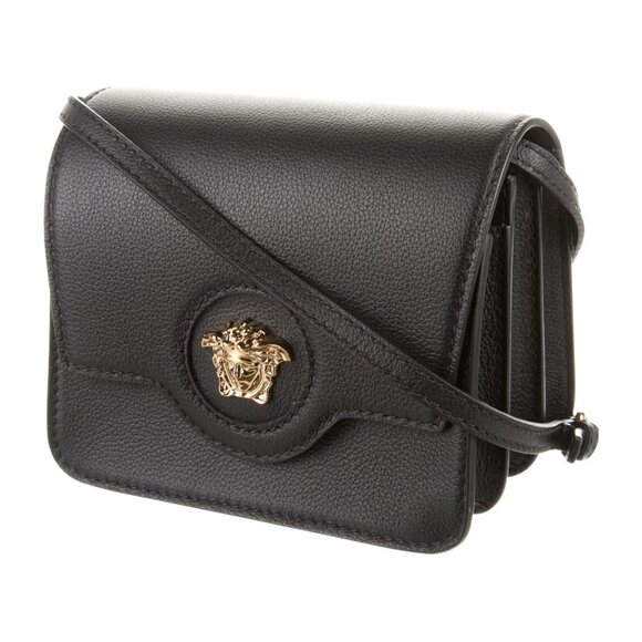 NWOT Versace La Medusa Leather Crossbody Bag with Dustbag